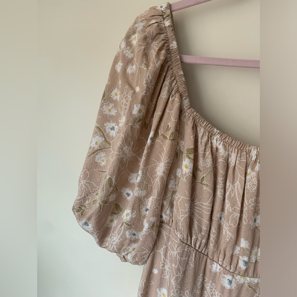 By Together Floral Puffed Sleeve Dress - Picture 6 of 10